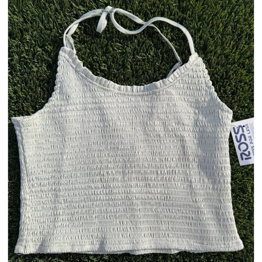 NWT Free People Belong Together Ruched Cami Tank Top Ivory Small